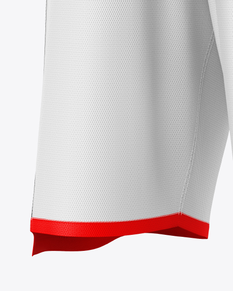 Basketball Shorts Mockup - Back Half Side View