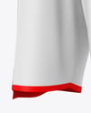 Basketball Shorts Mockup - Back Half Side View