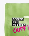 Matte Coffee Bag Mockup