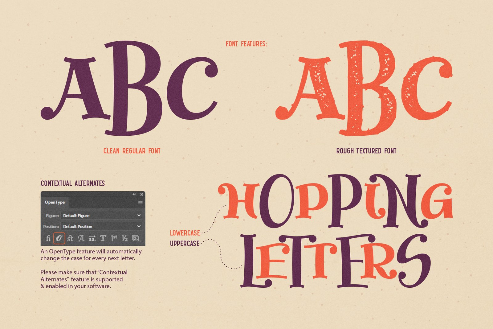 Jumping Rabbit - Funny Font