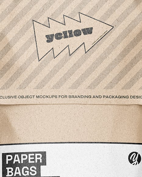 Kraft Paper Mailing Bag Mockup