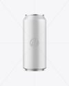 440ml Matte Aluminium Drink Can Mockup