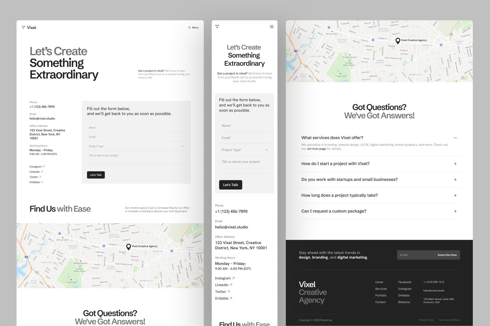 Vixel - Creative Agency Website