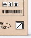 Kraft Paper Box w/ Hang Tab Mockup