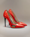 Pair of Glossy Stilettos Mockup
