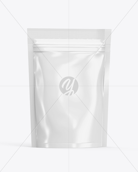 Glossy Stand-Up Pouch Mockup