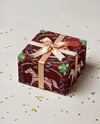 Gift Box with Bow and Confetti Mockup