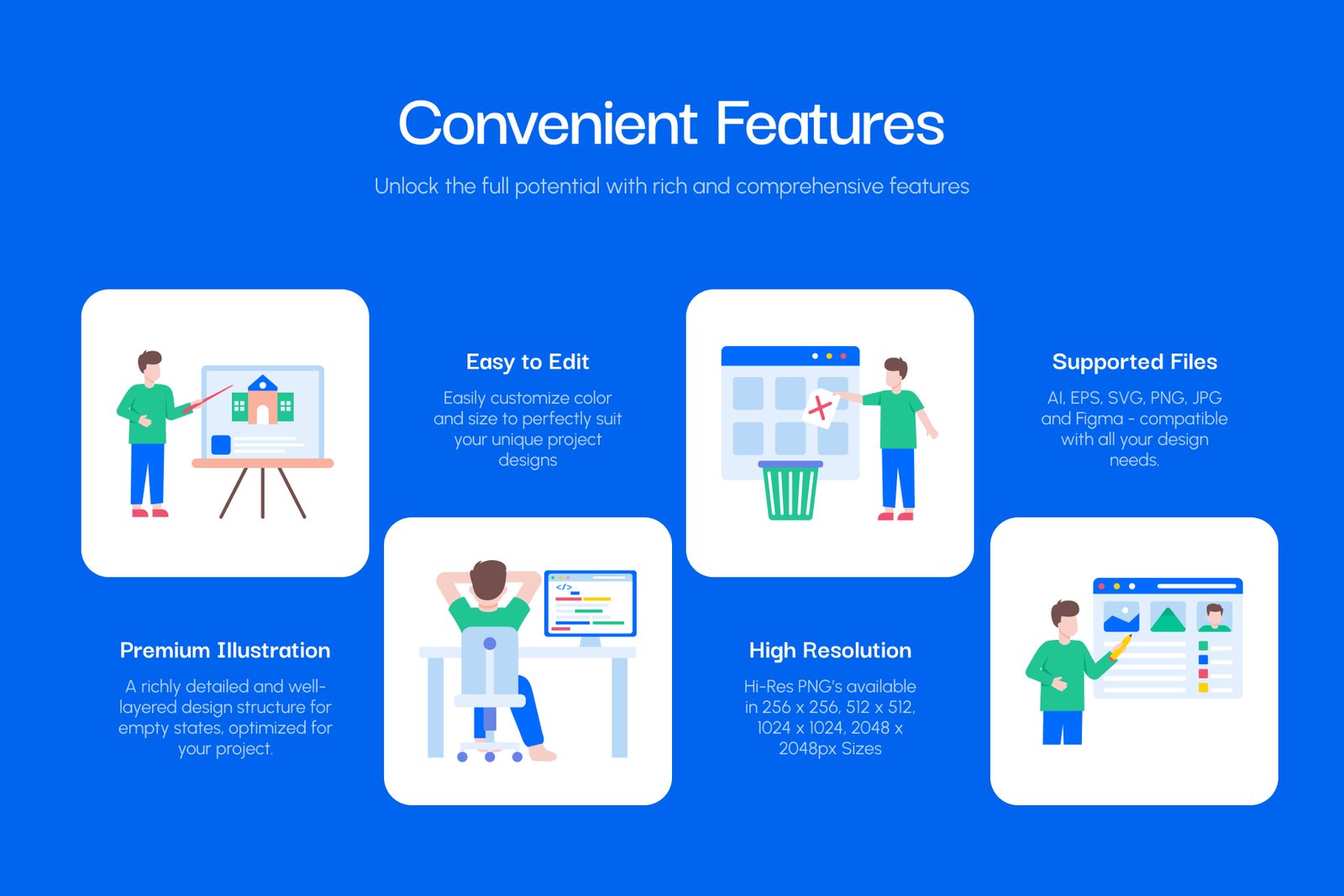 Software Developer Illustration Set
