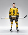 Man Wearing Full Hockey Kit Mockup