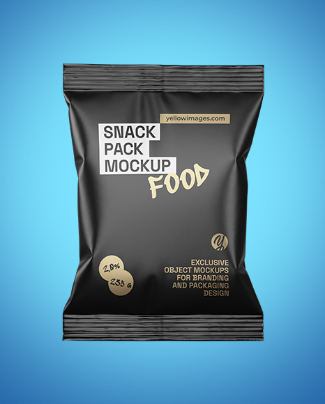 Matte Snack Pack Mockup