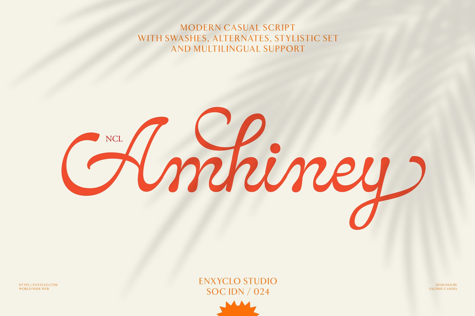 NCL Amhiney - Casual Script Font