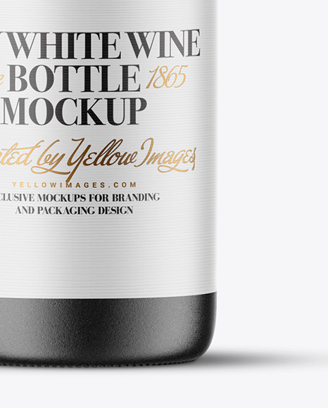 Ceramic Wine Bottle Mockup