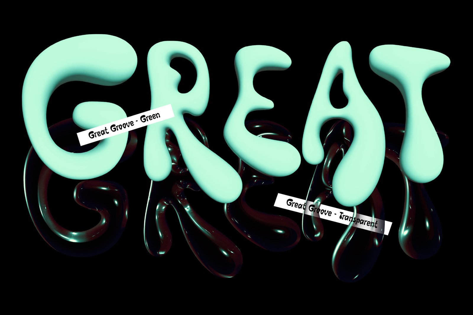 Great Groove, an SVG font