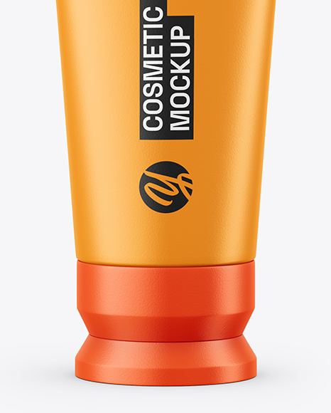 Matte Cosmetic Tube Mockup
