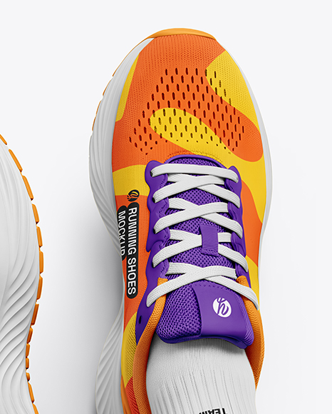 Pair of Running Shoes Mockup