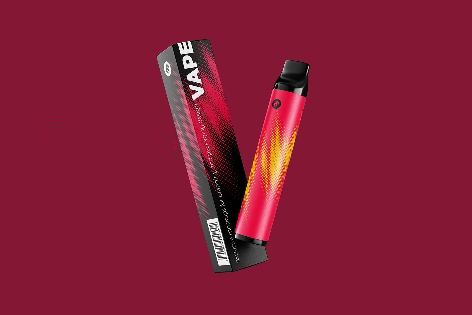 Vape E-liquid Device Mockup
