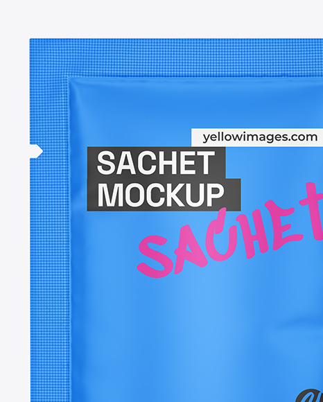 Matte Sachet Mockup