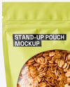 Stand-up Pouch with Granola Mockup
