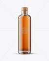 Whiskey Bottle with Cork Mockup