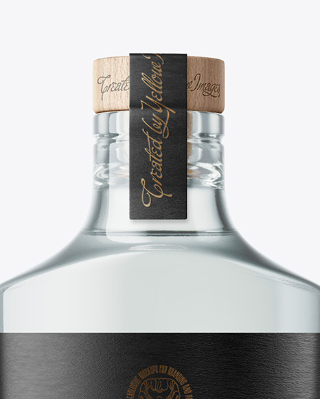 Dry Gin Bottle Mockup