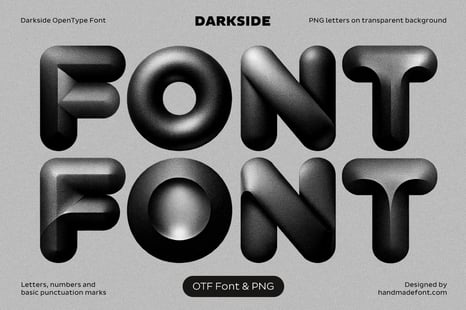 Darkside Font - Posters