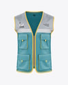 Safety Vest Mockup - Front View
