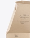 Kraft Paper Food Box Mockup