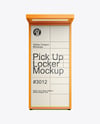 Pick Up Locker Mockup - Front View