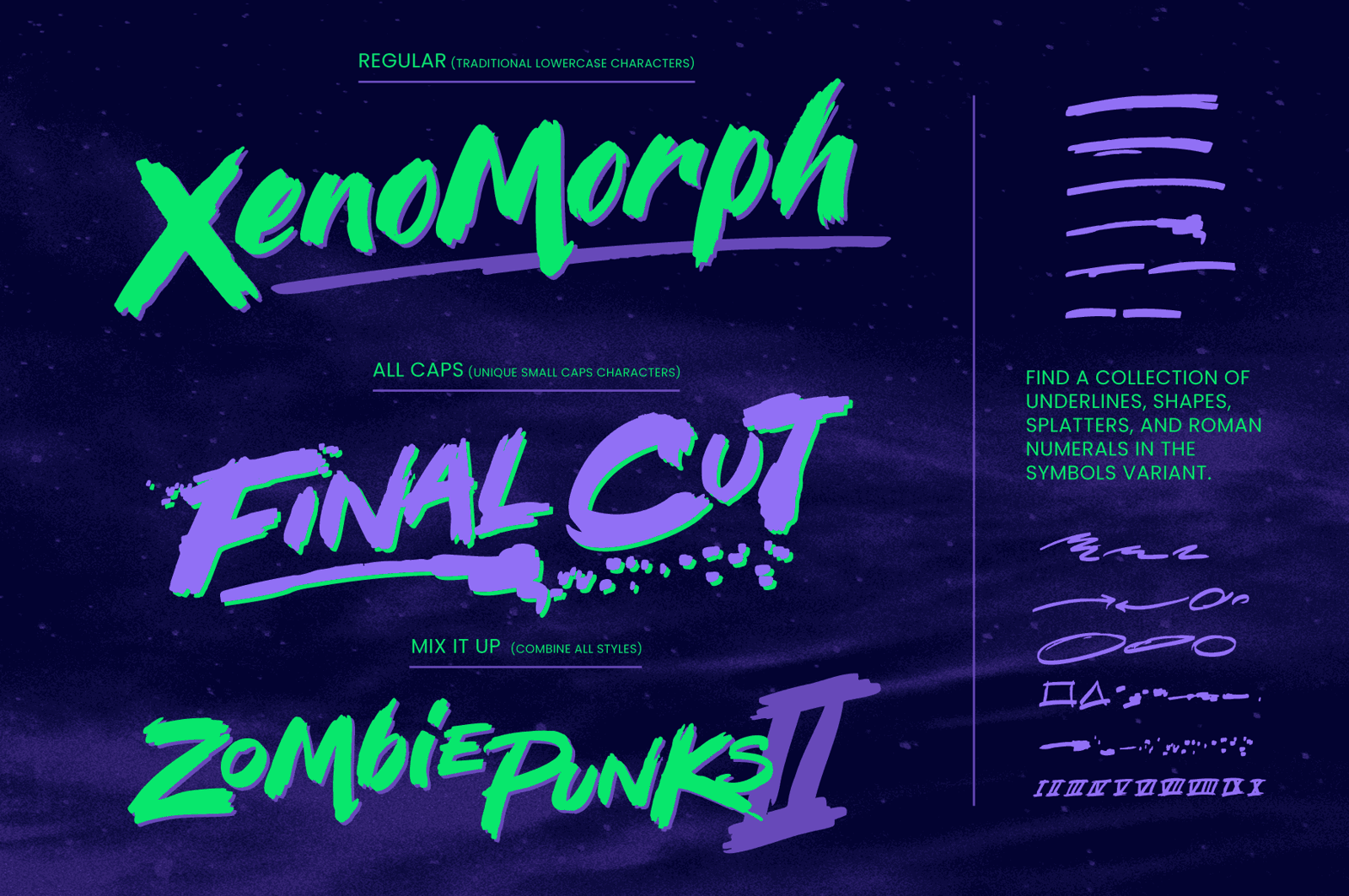 More Brains! A Playful, Hand-Drawn Retro Horror Font