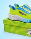 Running Shoes on Shoe Box Mockup