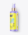 Matte Cosmetic Bottle with Pump Mockup