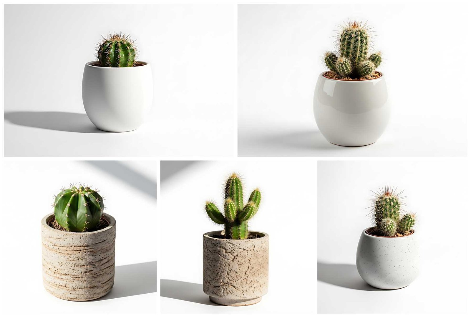 125 Minimal Cactus Stock Photos with Natural Lighting