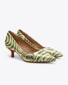 Pair of Kitten Heel Pumps Mockup