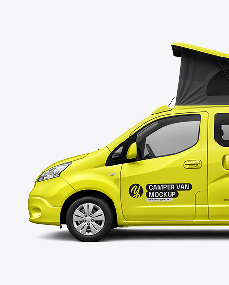 Camper Van Mockup - Side View