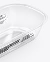 Clear Plastic Food Container Mockup