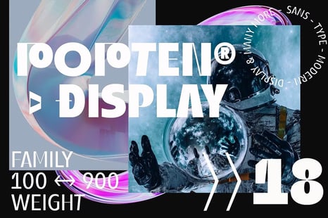 Popten Display Family Font - Bold font for posters