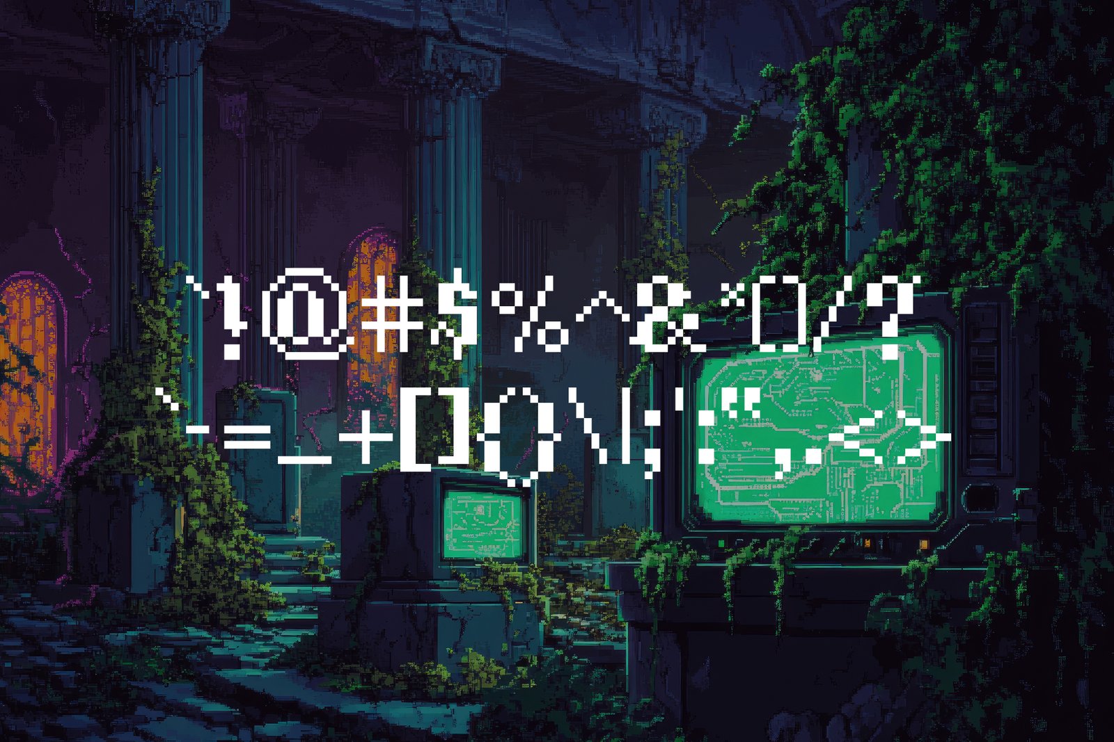 Gothic Byte - Blackletter 8Bit Typeface