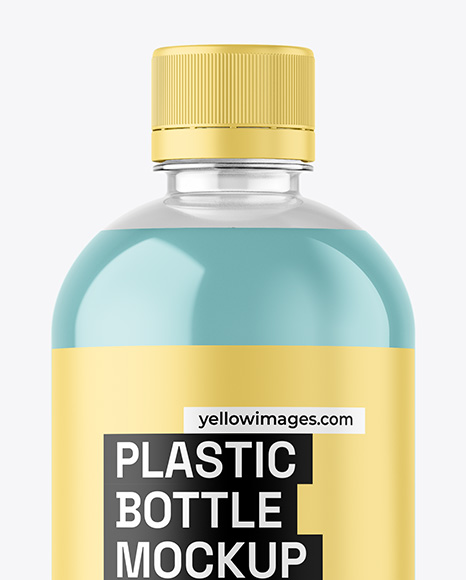 Clear Cosmetic Bottle Mockup