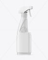 Matte Trigger Spray Bottle Mockup – Half Side View