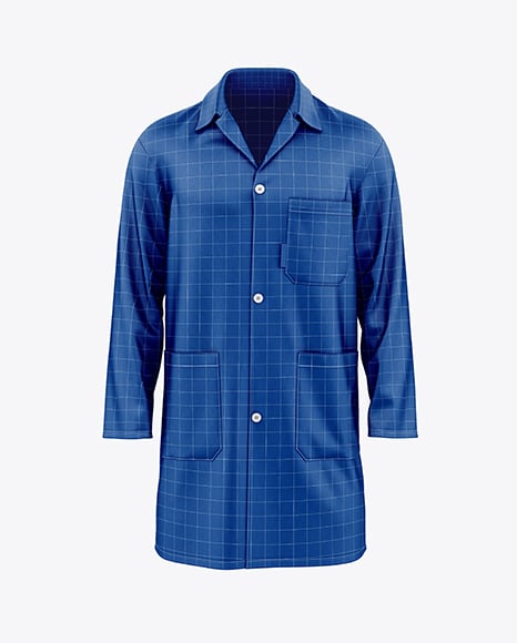 Lab Coat Mockup - Front View