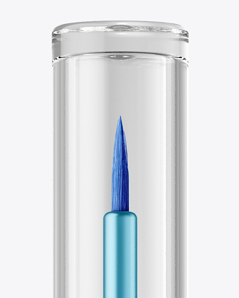 Metallic Hairoil Applicator Tube Mockup