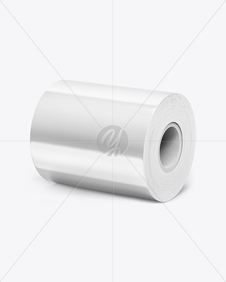 Metallic Film Roll Mockup