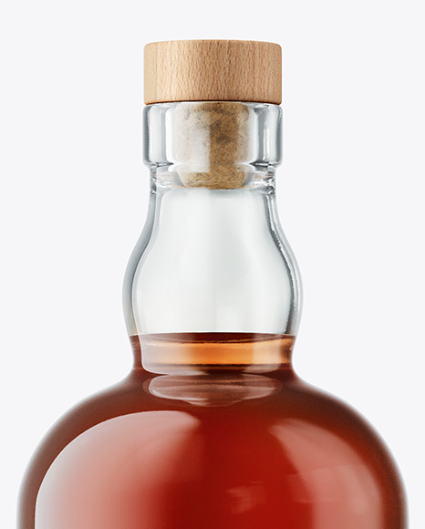 Cognac Bottle Mockup