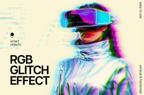 RGB Glitch Photo Effect - Add-Ons
