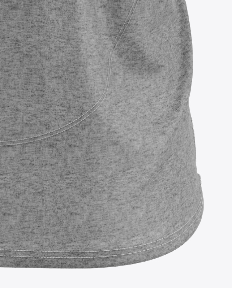 Heather T-Shirt Mockup - Back View