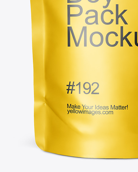 Matte Doy Pack Mockup