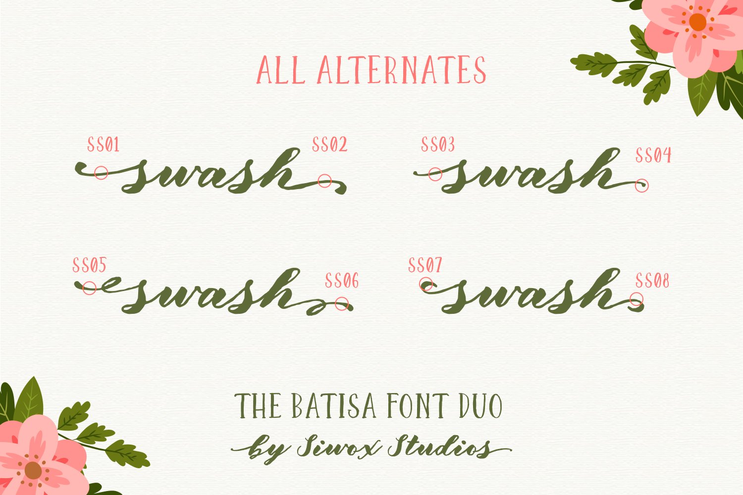 Batisa - A Handwritten Font Duo