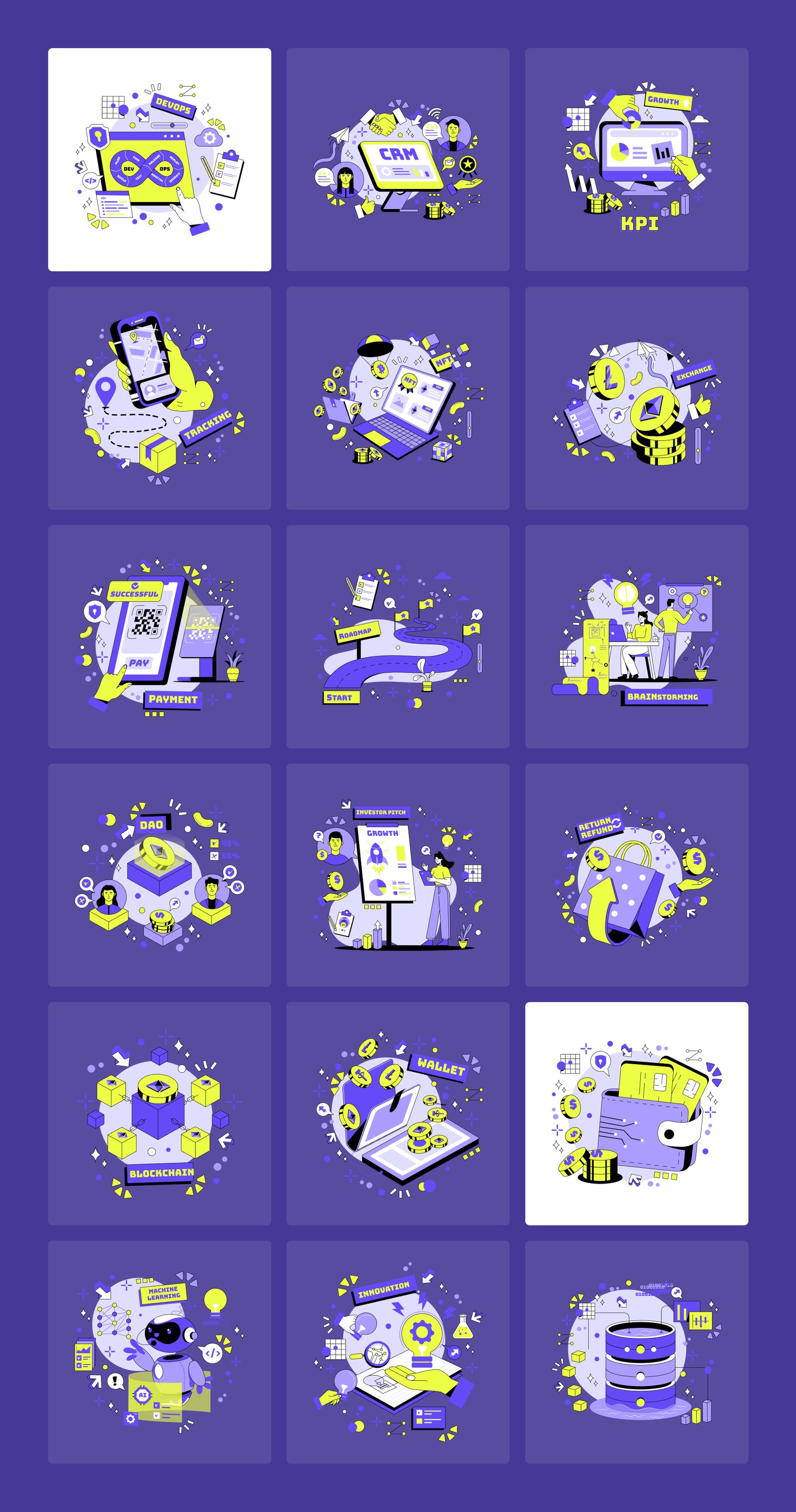 Startup and Saas illustration
