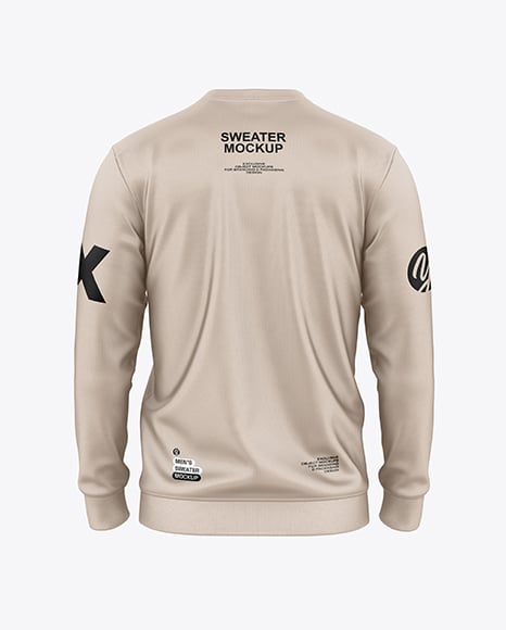 Sweatshirt Mockup - Back View
