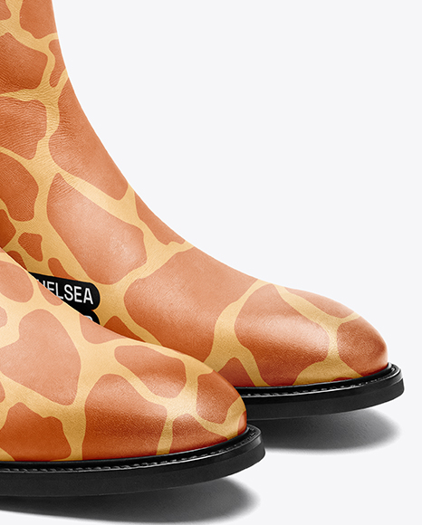 Pair of Chelsea Boots Mockup